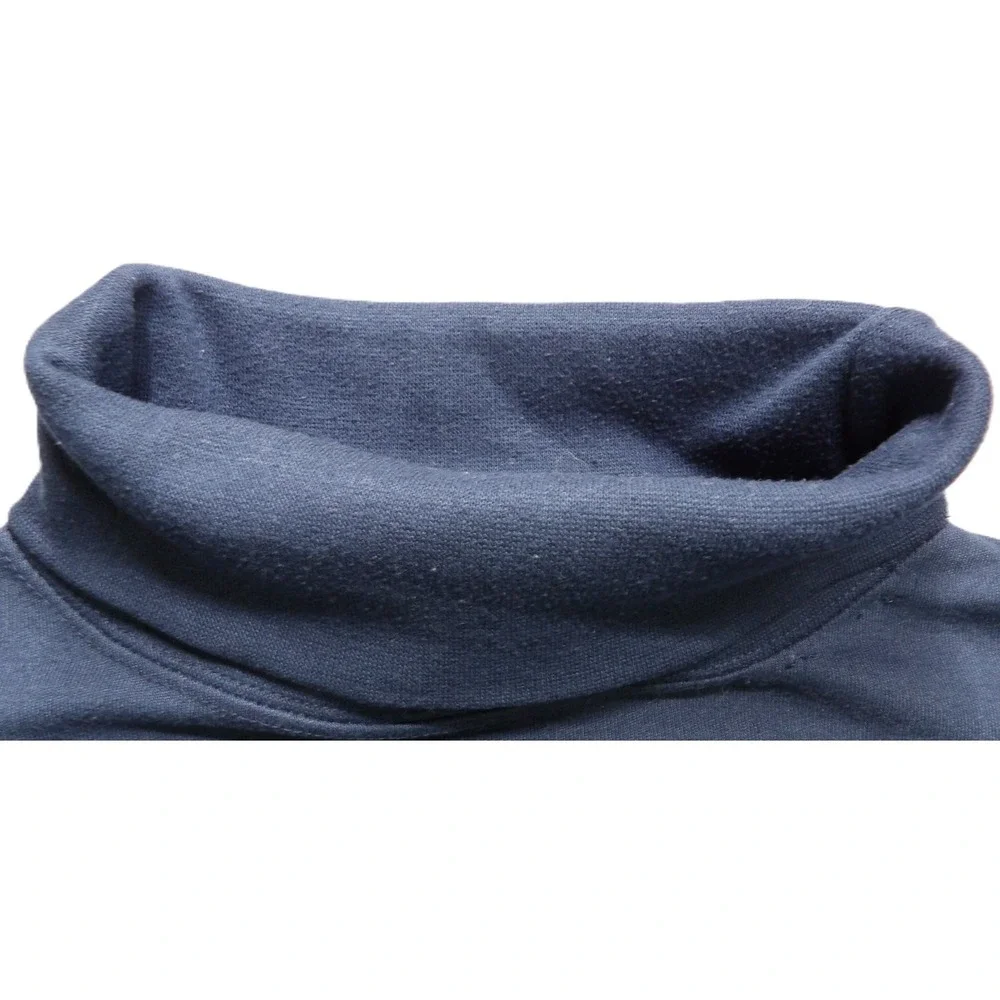 VTG 90s The North Face Turtleneck Base Layer Shirt XL Navy Blue Polyester USA LS